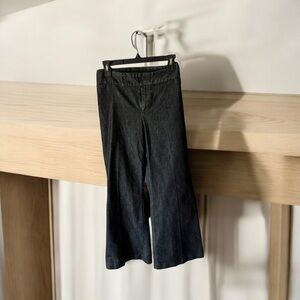 Gap Hadley  slit pockets back and front wide leg dressy jeans W19 R11 L31